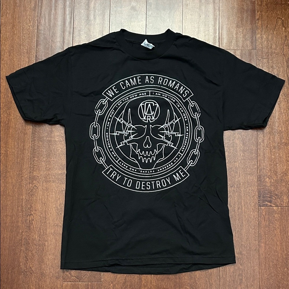 We Came As Romans Black Graphic Tee, 100% Cotton, Size Large, NWOT